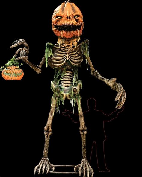 pumpkin man animatronic|animatronic pumpkin king.